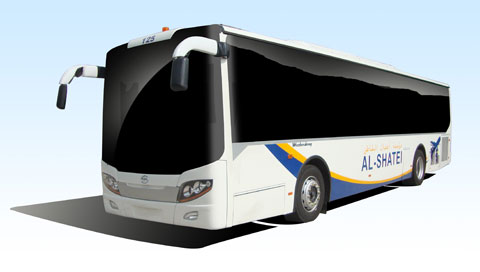 FDG6115G Luxurious low entrance buses to Saudi Arabia