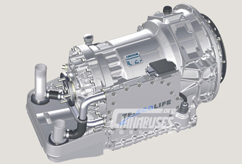 Since the ZF-EcoLife always keeps the engine in a low speed 