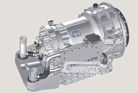 Since the ZF-EcoLife always keeps the engine in a low speed