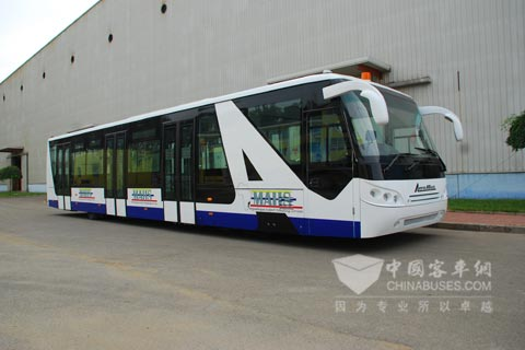 The shuttle bus is equipping with Allison transmission