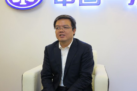 The Secretary & Vice Manager of FAW Bus & Coach Co., Ltd, Huang Yong was interviewed