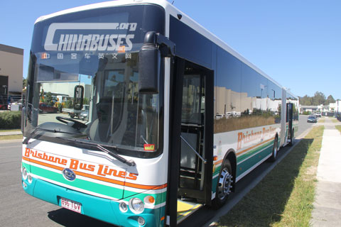 First Bonluck Articulated Bus with Allison Transmission Exported to Australia