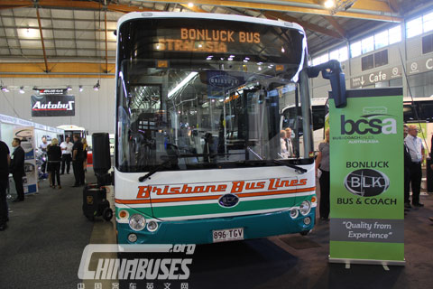 First Bonluck Articulated Bus with Allison Transmission Exported to Australia