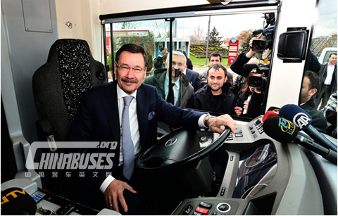 Mayor of Ankara Launches BYD Pure Electric Bus Trial