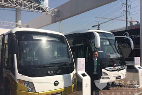 Foton AUV Brought Two New Buses at Beijing Auto Exhibition