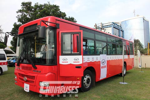 Higer Bus Attends the 9th Lagos Motor Fair