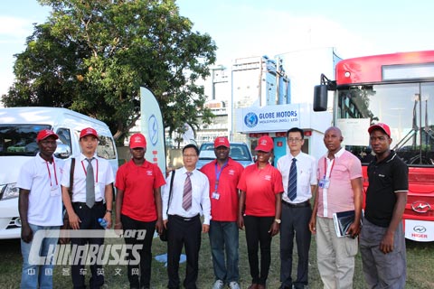 Higer Bus Attends the 9th Lagos Motor Fair