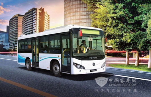 Foton AUV LNG Bus Officially Enters Fujian
