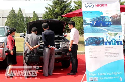 Higer Bus Attends the 10th Pyongyang’s Autumn International Trade Fair