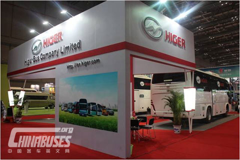 Higer Makes a Splash at China International Auto Products Expo