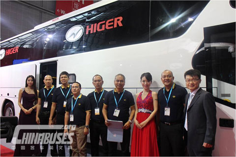 Higer Makes a Splash at China International Auto Products Expo