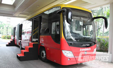 China Foton New Energy Bus Delivering Ceremony Was Held In Indonesia Jakarta