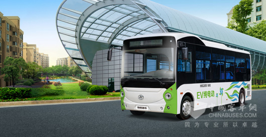 Higer Electric Community Buses Add Green Scenery Line to Suzhou
