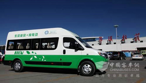 Dongfeng Yufeng Pure Electric Bus: the First New Energy Bus In Tibet