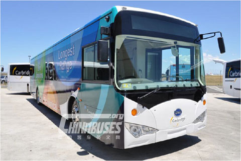 The Sydney International Airport’s First BYD Battery Electric Bus