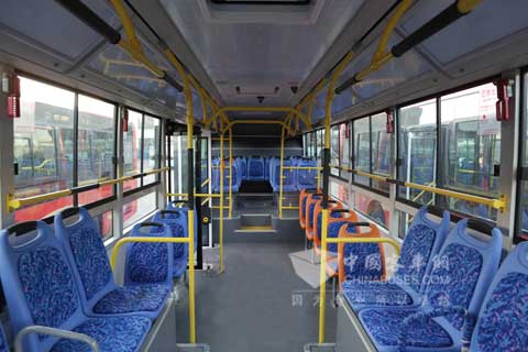 Huanghai Clean Energy Bus Delicates Green Transport