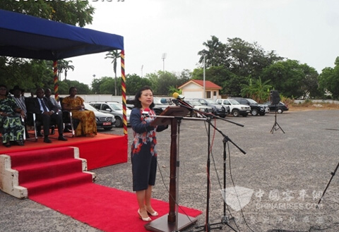 Chinese Government Aid Ghana with 17 Zhongtong Coaches 