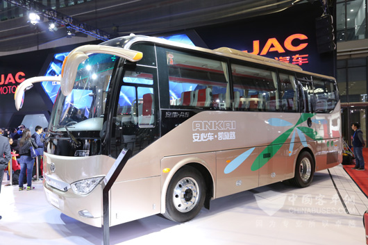 Ankai A6 Electric Bus Showcases at Auto Shanghai 2015
