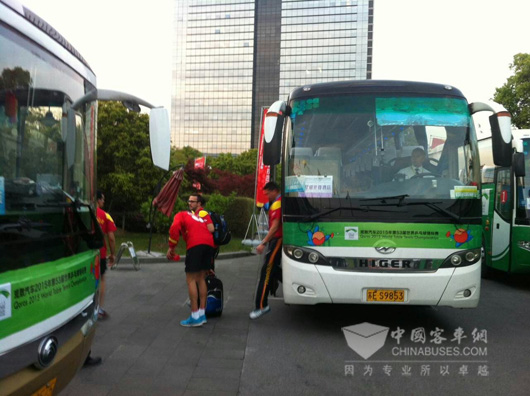 Higher Buses Serve at World Table Tennis Championship