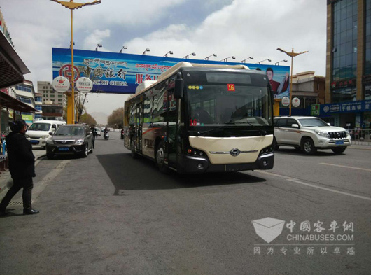 Hengtong Won Lhasa Procurement of 35 Plug-in Hybrid Buses 