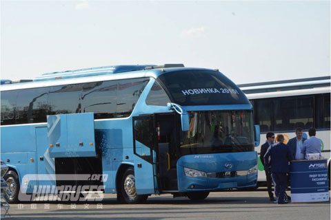 Higer Stages at Bus World Russia 2015 