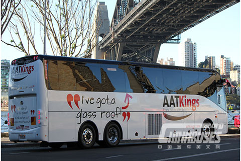 Big Australia and AAT Kings is Running Two Glass-roofed Coaches Built by Bonluck