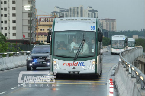 BYD Delivers 15 Electric Buses for World’s First Battery Electrified BRT in Malaysia 
