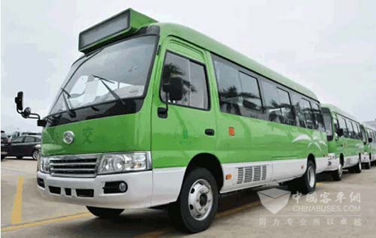 44 King Long Electric Buses Were Delivered to Wuyishan 