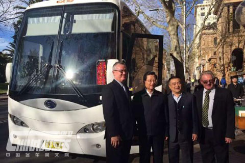 BLK Bus Serves Jiangxi Provincial Government Delegation in Sydney