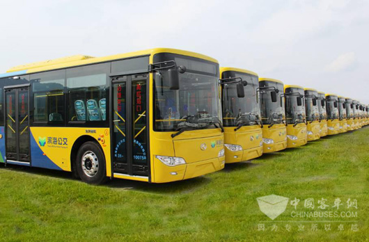 King Long New Energy Buses Give Another Boost to Binhai Green Public Transport 