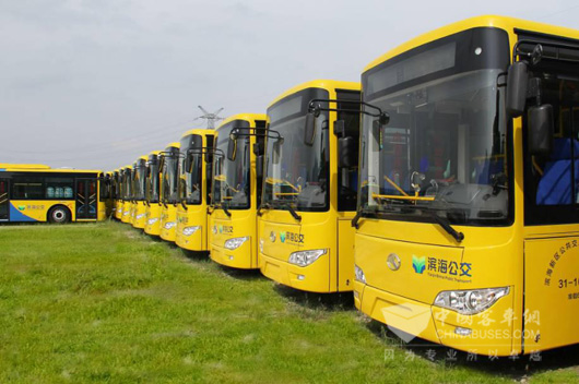 King Long New Energy Buses Give Another Boost to Binhai Green Public Transport 