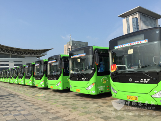 Zhongtong New Energy Buses Start Operation in Laiwu Shandong