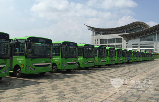 Zhongtong New Energy Buses Start Operation in Laiwu Shandong
