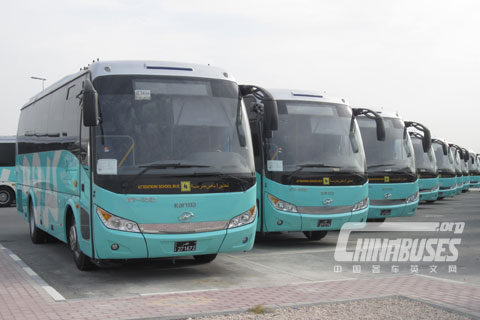 503 HIGER School Buses Exported to Qatar in August