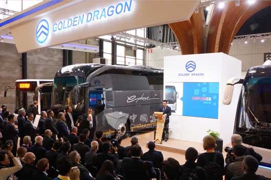 2015 Golden Dragon Busworld Press Conference Held at Kortrijk