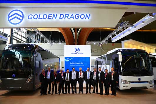 2015 Golden Dragon Busworld Press Conference Held at Kortrijk