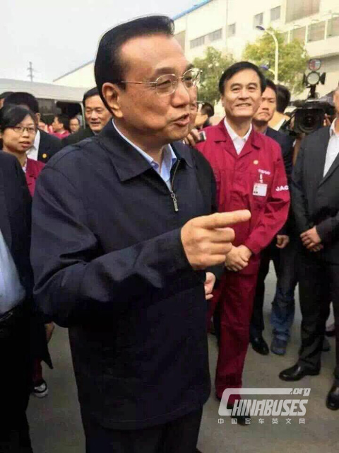 Prime Minister Li Keqiang Visits JAC