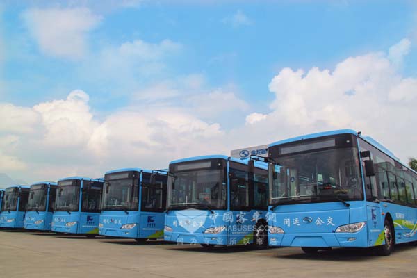 King Long Delivers 150 Units Electric Buses to Fujian Auto Transportation Co., Ltd. 