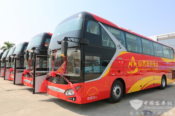 King Long New Five Series Coaches Delivered to Customers in Guizhou and Shanxi