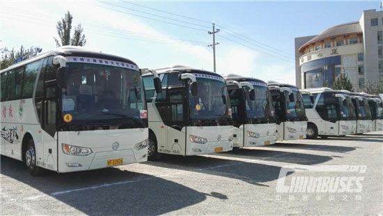 Golden Dragon Buses Serve at 1st Silk Road (Dunhuang) International Cultural Expo
