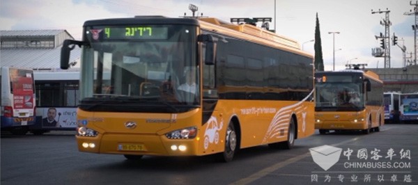 Higer Super-Capacitor Buses Start Operation in Israel 