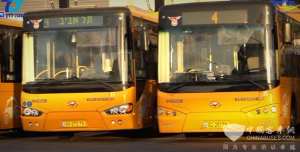 Higer Super-Capacitor Buses Start Operation in Israel 