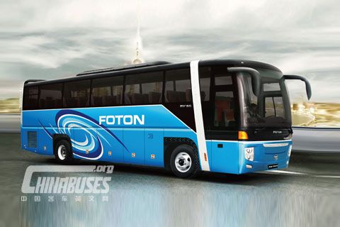 Foton Bus BJ6126+Weichai Power WD615.46, Cummins L340 20 engine